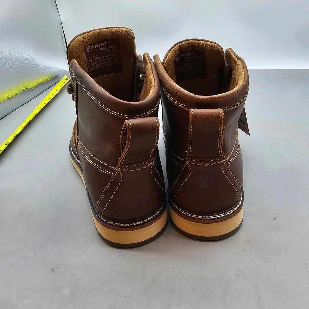 Ariat Lookout Foothill Brown Leather Moc Toe Chukka Boots 10025144 Mens 10 EE
